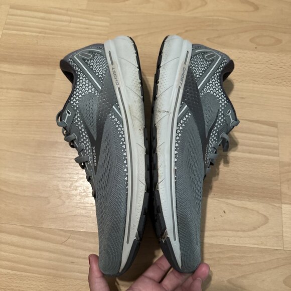 Brooks Ghost 14 Mens Size 13 Gray White Athletic Running Walking Shoes Sneakers main image 6
